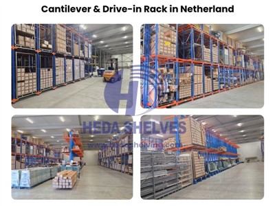 Racking Cantilever & Drive-yn Racking For Netherland Warehouse